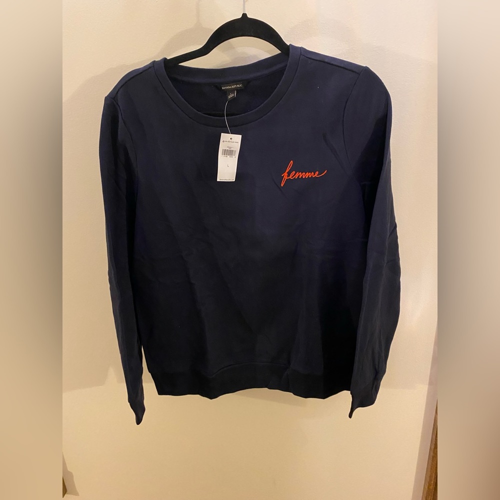 Femme Printed Banana Republic Sweatshirt